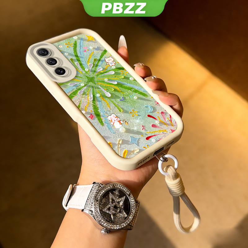 Ốp Lưng PBZZ Cho SAMSUNG S20 S22 s21 fe s21 ultra S20 S22 s21 plus 5G Vỏ Điện Thoại Vỏ Mềm Silicon Chống Sốc Thiết Kế Mới Thẩm Mỹ Có Dây Buộc Dễ Thương Cho Bé Gái JTDTYH01