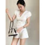 ÁO TAY PHỒNG NHÚN NGỰC ĐÍNH NƠ N33