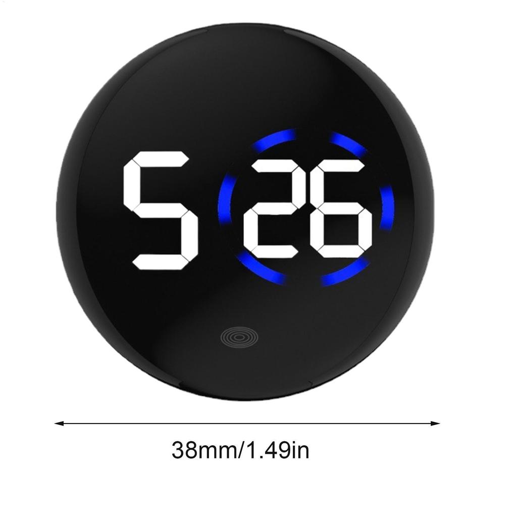 Dính trên đồng hồ cho bảng điều khiển ô tô LED Hẹn giờ nhà bếp kỹ thuật số Dính chống nước trên hẹn giờ lái xe tự động