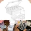 Hộp lưu trữ trong suốt CHEESELY, Hộp đựng hạt 12 / 15 / 16Grids bằng nhựa, Hộp đóng gói hạt đa chức năng DIY Phụ kiện lưu trữ trang sức