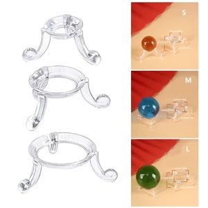 SA Chân đế tròn trong suốt chắc chắn để trưng bày đá tự nhiên và các vật dụng trang trí