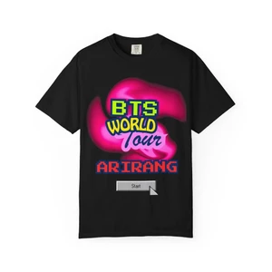 Áo thun cotton dày BTS KPOP ARIRANG, thiết kế dành cho fan của Suga, Jin, Jimin và J-Hope