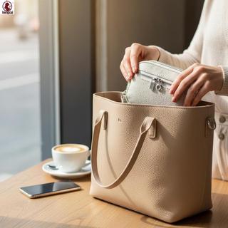 Túi đeo chéo Mini nữ có dây kéo đôi Ví đựng tiền xu dung tích lớn Ví da PU