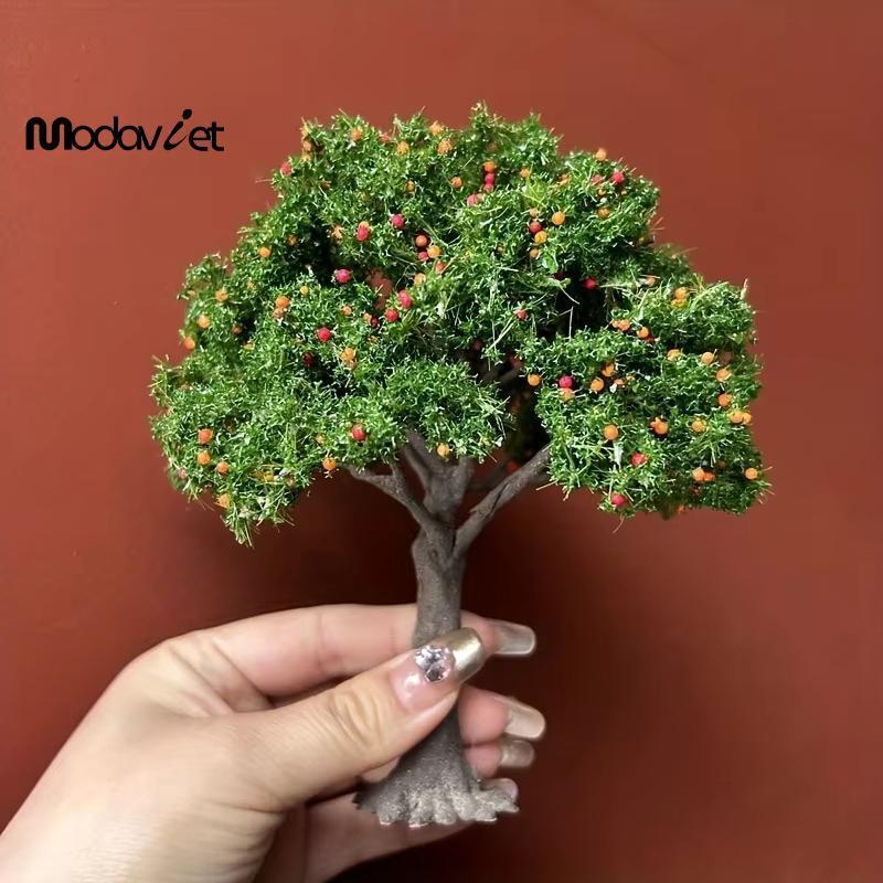 [modavietnamshop] 1 Cái DIY Cây Ăn Quả Thu Nhỏ Trang Trí Cảnh Quan Thu Nhỏ Cát Bàn Xây Dựng Mô Hình Thực Tế Trang Trí Cây Trái Cây Đẹp