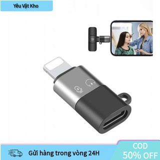 【COD】Chuyển đổi OTG cho điện thoại và máy tính bảng, kết nối mic không dây Ligt ning với thiết bị Type C nhanh chóng.