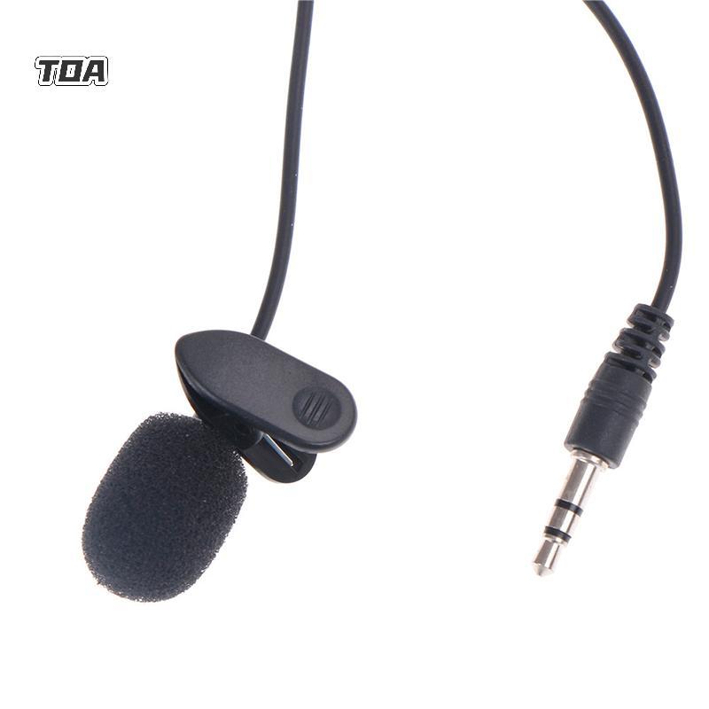 TOA 3.5mm Mini Studio Speech Micrô Clip cho PC Desktop Notebook 1.5M VN | BigBuy360 - bigbuy360.vn