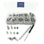 Cc 359 Bộ đinh tán kim loại thời trang Punk dành cho quần áo và phụ kiện DIY