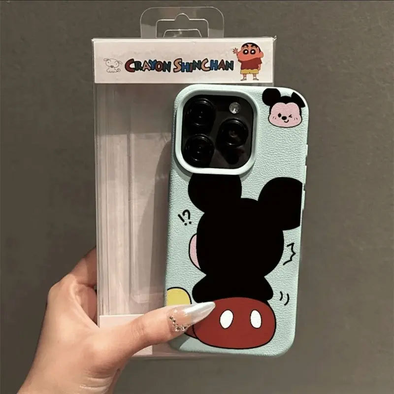 Ốp Mickey Mouse Mềm Dẻo Cho iPhone 11-16 Pro Max