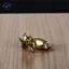 HFTOY Đồng Thau Nhỏ Ếch Thu Nhỏ Các Bức Tượng Nhỏ Vintage Handmade Đồng Động Vật Đồ Trang Trí Trang Trí Nhà Phòng Khách Để Bàn Trang Trí Thủ Công ~
