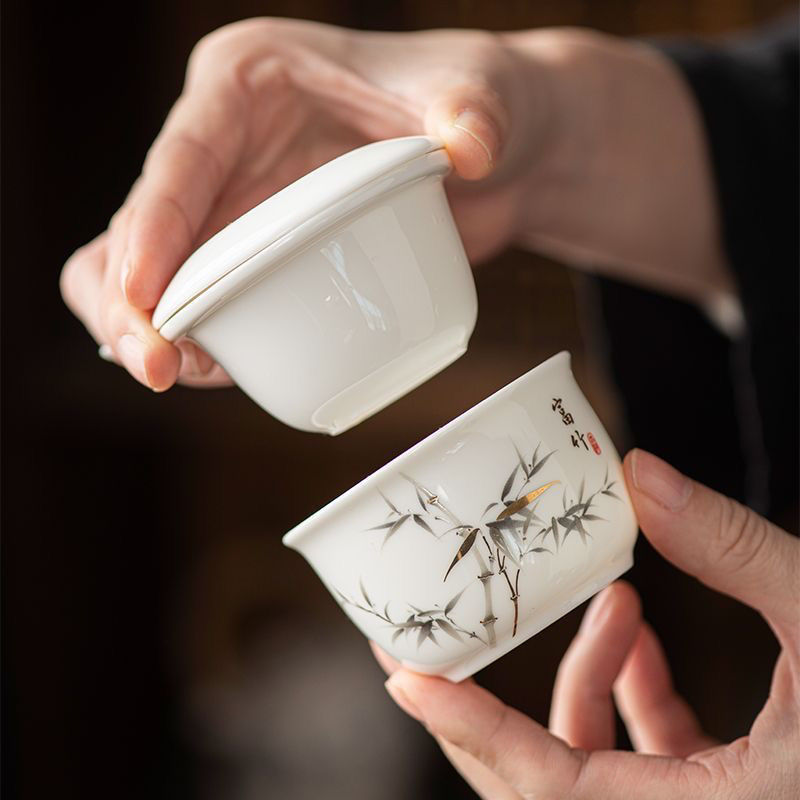 Bộ trà du lịch uống nước một người di động 110ml One Pot One Cup