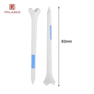 HILABEE Golf Tee Nhựa 30x - Ma Sát Thấp, Linh Hoạt, Không Thể Phá Vỡ Cho Golf Di Động