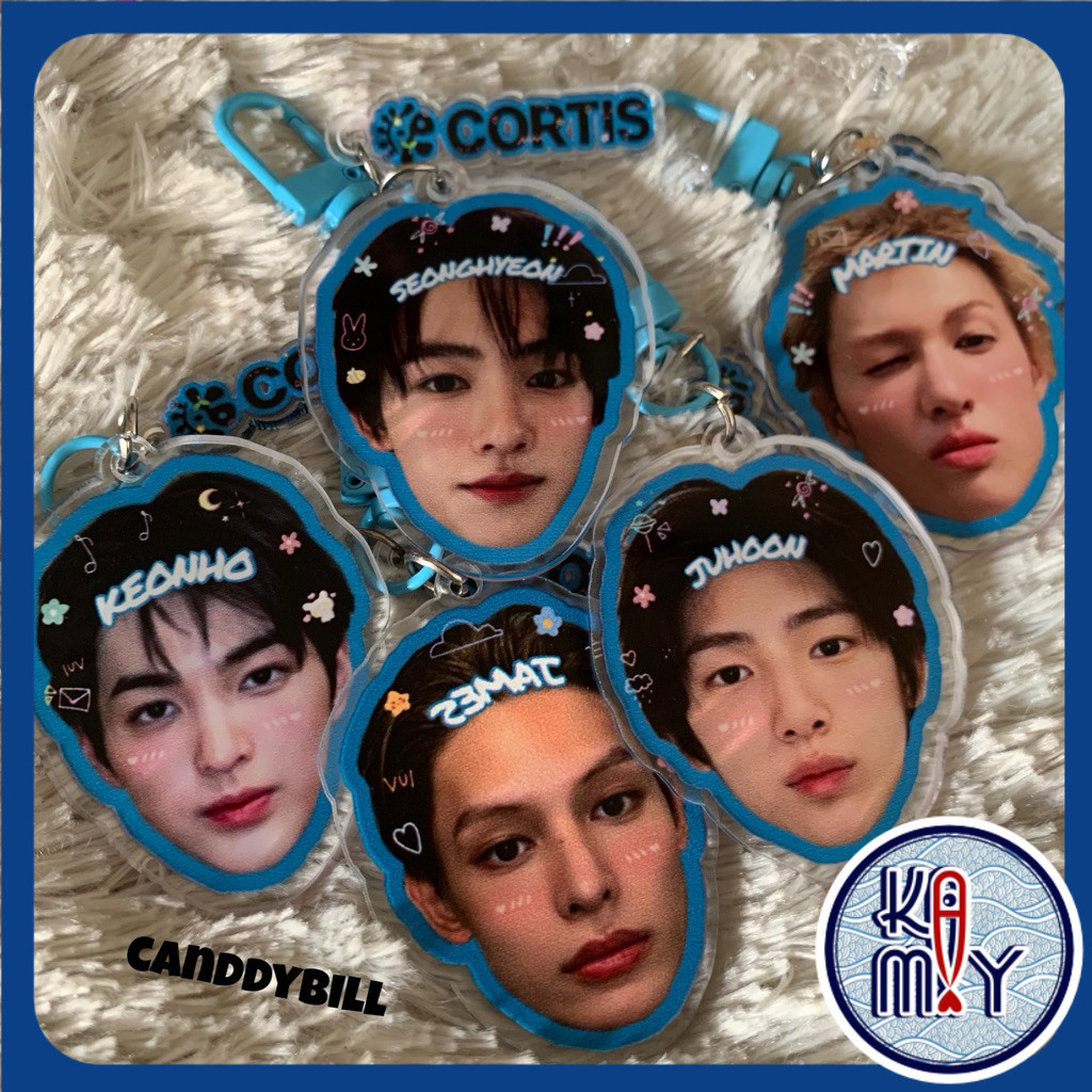 GANTUNGAN Keychain CORTIS kpop key chain accessories acrylic Keychain 2 sides kpopers