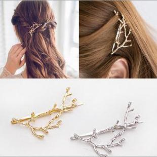 Kẹp tóc kim cương giả ngọc trai HỢP KIM, phụ kiện tóc thời trang phiên bản Hàn Quốc A013