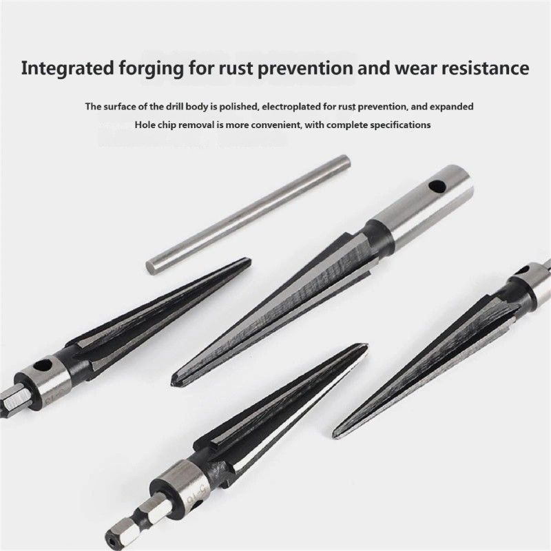 COO Metal Manual Hole Expander Reamer Hex Shank để mở rộng lỗ kim loại nhựa