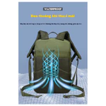 🏕️ Ba Lô Chiến Thuật 50L Vải Oxford | Kháng Mài Chống Thấm, Nhiều Ngăn Chia Lưu, Dùng 3 Dạng (Đôi Vai/Đơn Vai/Chịu Tay), Dành Cho Leo Núi, Cắm Trại & Câu Cá — ảnh 6