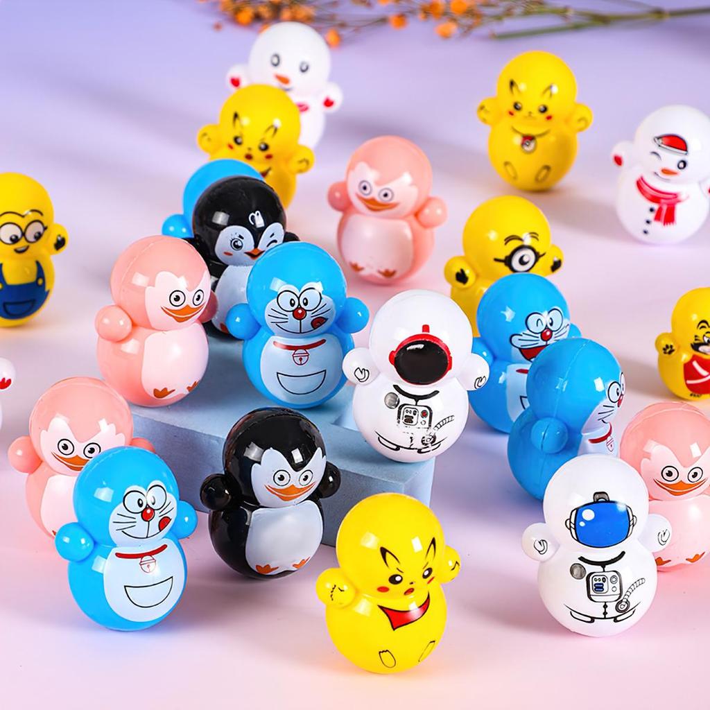 Combo 10 Lật đật mini, đồ chơi cho bé dễ thương squid game - Lật đật mini nhiều mẫu cute quà tặng cho trẻ em