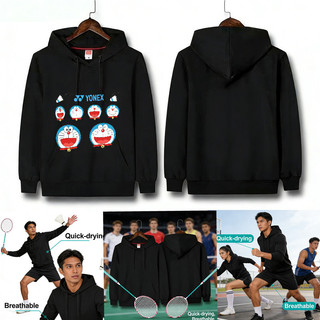 Áo hoodie YONEX thấm mồ hôi, phù hợp thể thao nam nữ