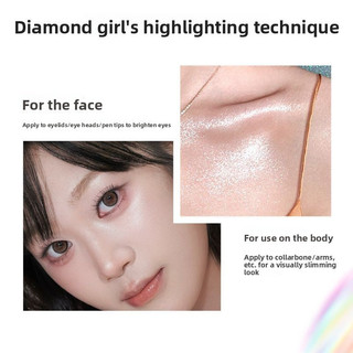 K 'APEINE Lion High Gloss Powder Eye Shadow Plate Halloween Dark Grey Trang điểm hun khói Màu sắc có độ bóng cao Mặt Highlighter đa chức năng Monochrome Tấm có độ bóng cao Trang điểm mặt