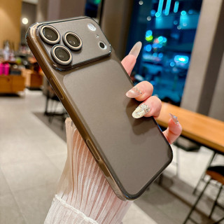 Tối giản mới tức thì 17 mờ TPU phù hợp cho iPhone 17 PROMAX vỏ điện thoại phim ống kính Vỏ Apple 16