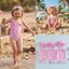 6M-5Y Trẻ Em Bé Gái Mùa Hè Cami Đồ Bơi Dâu / Nơ / Anh Đào In Bộ Đồ Tắm Băng Đô Mũ Bộ