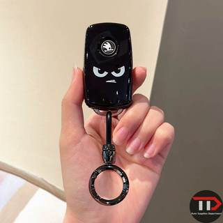 Vỏ chìa khóa xe Skoda TPU Thích hợp cho Clear / Komik / Clear / Speedy / Crystal / Clear / Clear / Xindong