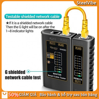 Hộp test mạng đa năng hỗ trợ RJ45 RJ11, màu ngẫu nhiên - Máy kiểm tra mạng， Cáp mạng LAN，Đa năng