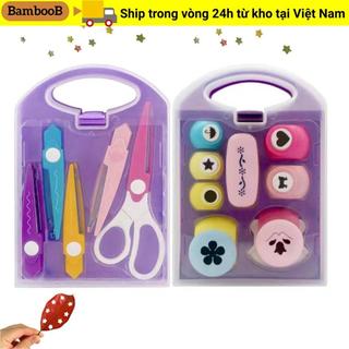 Bộ hình đục lỗ thủ công dành cho trẻ em BAMBOOB, Bộ thủ công bằng nhựa DIY bằng tay, các dự án DIY nóng bỏng Kích thước nhỏ có hộp lưu trữ Trẻ em đục lỗ cho trẻ em từ sáu tuổi trở lên