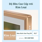 Khung ảnh kỹ thuật số bằng kim loại WiFi ARZOPA 10.1 ", Màn hình cảm ứng HD IPS, Dễ dàng chia sẻ ảnh / video qua ứng dụng miễn phí, Khung quà tặng thông minh tùy chỉnh cho gia đình - Vàng D10 — ảnh 3