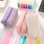 Túi đựng mỹ phẩm Velvet Macaron Dung tích lớn Túi đựng đồ trang điểm di động
