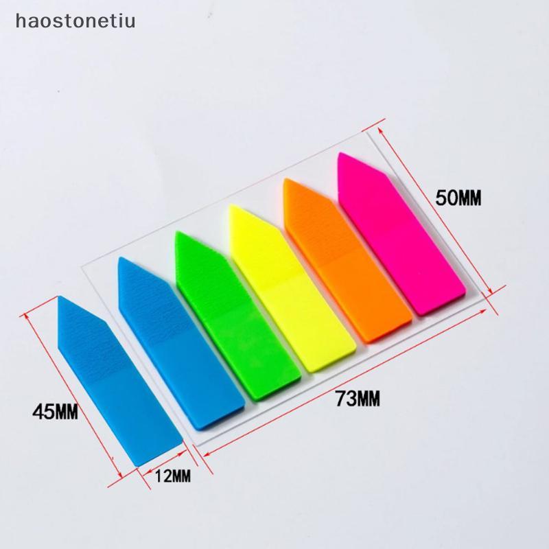 NS 100 Tờ Hình Mũi Tên Giấy Huỳnh Quang Tự Dính Miếng Lót Stiy Notes NS