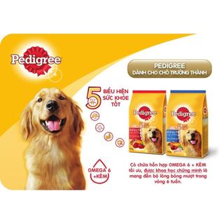 Thức Ăn Cho Chó Hạt Pedigree 1.3kg và 1.5kg vị Bò/ Gà Rau Củ - Gà Trứng Sữa