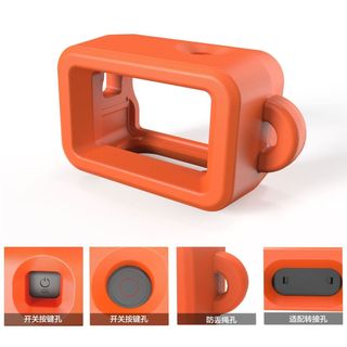 Thích hợp cho DJI ACTION6 / 5Pro / 4 / 3 Vỏ nổi nổi Vỏ bảo vệ Camera bơi lướt sóng nước
