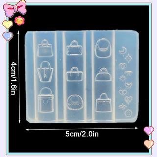 [beautifulhome] 1 Cái 3D Hoạt Hình Dễ Thương Túi Hình Móng Tay Nghệ Thuật Trang Trí Khuôn Diy Silicone Trong Suốt Móng Tay Nghệ Thuật Mẫu Khuôn Móng Tay Móng Tay Quyến Rũ Quà Tặng [Làm Đẹp]