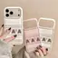 Sen dệt cho iPhone16promax trường hợp iPhone1plus5 mới 14pro dễ thương 1312