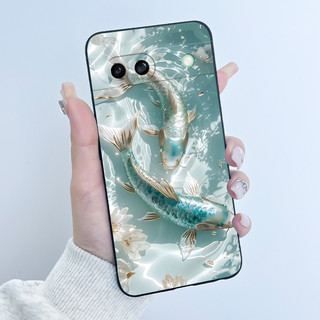 Ốp Điện Thoại Mềm Cho Google Pixel 8A Ốp Lưng Sang Trọng Dễ Thương Tình Yêu Thỏ Ngộ nghĩnh Hoạt Hình Đen Mờ TPU Silicone Bảo Vệ Vỏ Di Động