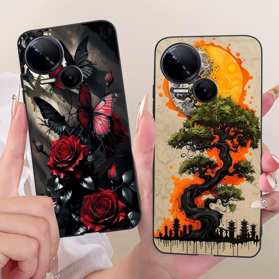 Ốp lưng Tecno Spark 10 5G Cover KI8 Silicone Thời trang dễ thương ngộ nghĩnh Vỏ sơn mát mẻ Spark 10 5G Tecno K18