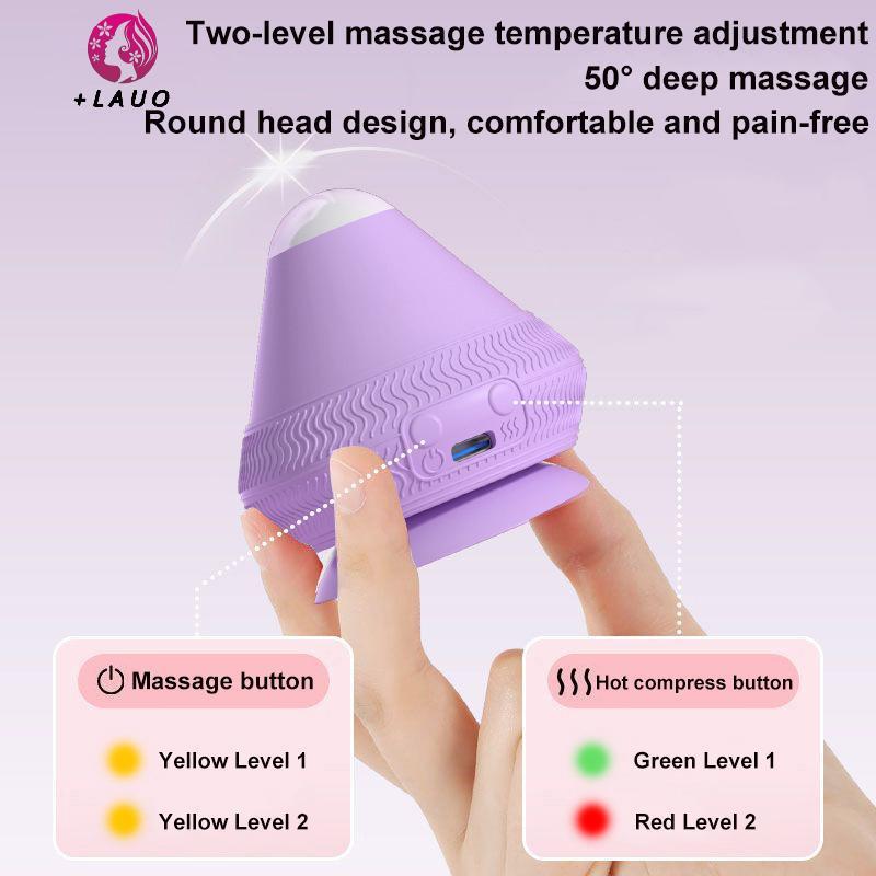 Springevenstar Silicone Massage Bóng USB Sạc Massage Bóng Thể Dục Cơ Eo Ba Thư Giãn Máy Mát Xa Giảm Đau Springevenstar