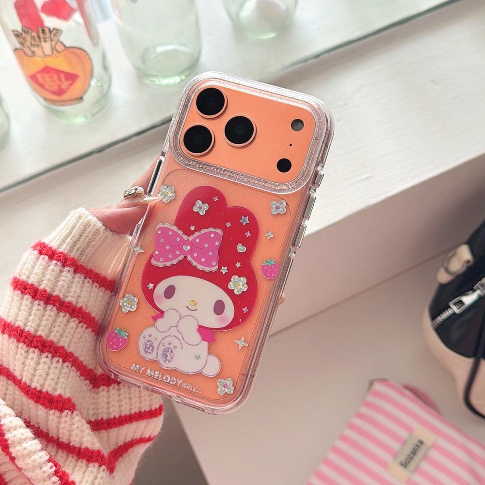 Ốp Lưng Cứng Trong Suốt Tương Thích Với iPhone 13 14 14Pro 14ProMax 15 15Pro 15ProMax 16 16Pro 16ProMax 17 17Pro 17ProMax Ốp Họa Tiết Cô Gái Đáng Yêu Dâu