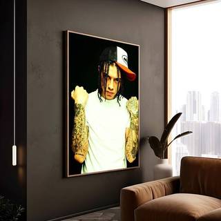 Central Cee Anh Rap Khoan Canvas Poster Treo Tường Nghệ Thuật Thanh Phòng Ngủ Trang Trí Học Tập