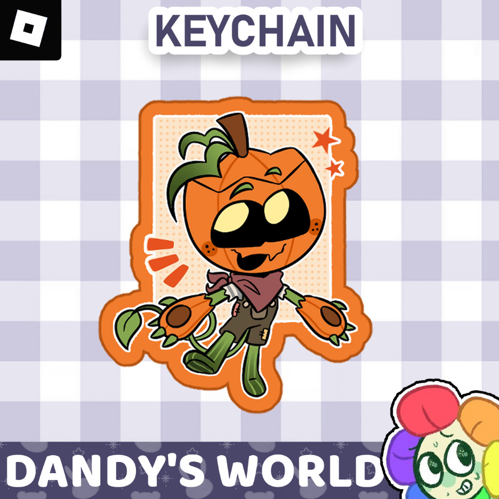 Ganci/Móc khóa Acrylic roblox Dandy's world-Toons sự kiện Halloween