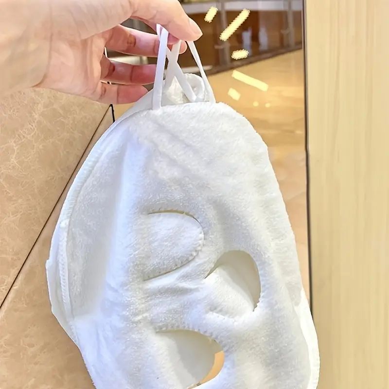 【48h】Khăn mặt nén nhiệt tái sử dụng, chất liệu cotton, giúp giảm căng thẳng, xoa dịu da và làm chậm quá trình lão hóa