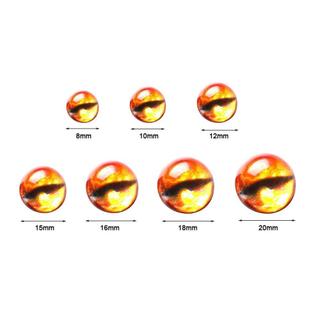 Risedot 20 Cái / 10 Đôi Mắt Thủ Công 8–20 mm, Pha Lê Lấp Lánh, Nhựa DIY Phụ Kiện Búp Bê