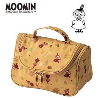 Moomin Yamei Dung Tích Lớn Di Động Vệ Sinh Túi Bảo Quản Hoạt Hình Ngoại Vi Dây Kéo Đôi Chuyến Đi Công Sở Di Động Mỹ Phẩm
