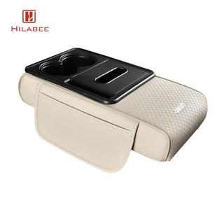 Miếng đệm tay vịn ô tô bằng da PU Bảng điều khiển trung tâm Hộp lưu trữ nội thất có giá đỡ cốc và khe cắm điện thoại Lắp đặt dễ dàng Thoải mái Thích hợp cho bác sĩ