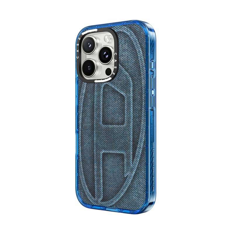 CASECASE X Blue Denim Oval D Case Đen / Sky Blue / Pink Fizz Candy Collection Màu sắc trong suốt cứng hút từ tính Vỏ tác động cho Apple IPhone 13 14 15 16 17Pro Max Plus Có hộp