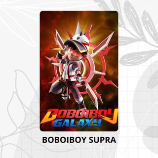 [BoBoiBoy] Móc Chìa Khóa Acrylic Tùy chỉnh hình ảnh BoBoiBoy 2 mặt 5,5x4cm