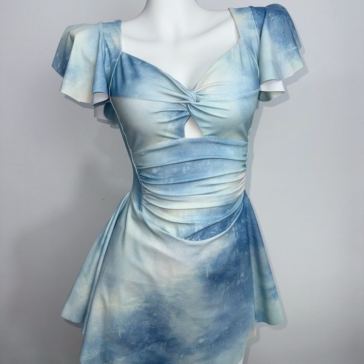 Váy Boxer Đồ Bơi Tie-Dye Ngọt Ngào, Phù Hợp Mặc Đi Biển