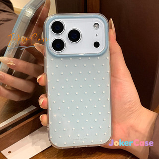 Ốp Lưng Cho Iphone 17 16 11 14 15 13 12 Pro Max Air 8 7 16 15 14 Plus X XR XS Max Bìa mềm chấm bi cổ điển