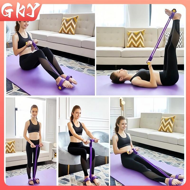GKY Máy Kéo Mắt Cá Chân & Dây Kháng Lực - Bộ 6 ống pedal cho tập thể dục nâng cấp năm 2025