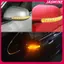 JASMINE 2 Chiếc Đa Năng Mềm Hổ Phách 9 SMD12V LED Gương Chiếu Hậu Ô Tô Đèn Báo JASMINE